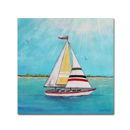Jean Plout 'Summer Breeze 2' Canvas Art,14x14